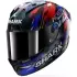 Casque Shark Aeron Zarco GP De France Carbon Bleu Chrome