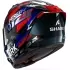 Casque Shark Aeron Zarco GP De France Carbon Bleu Chrome