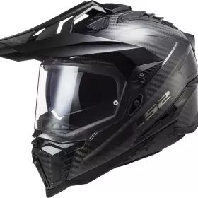 Casque LS2 MX701 Explorer Carbon Solid Carbon Brillant
