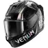 Casque Shark D-Skwal 3 Venum Noir Chrome Gris