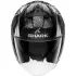 Casque Shark Skwal Jet Venum Noir Chrome Gris