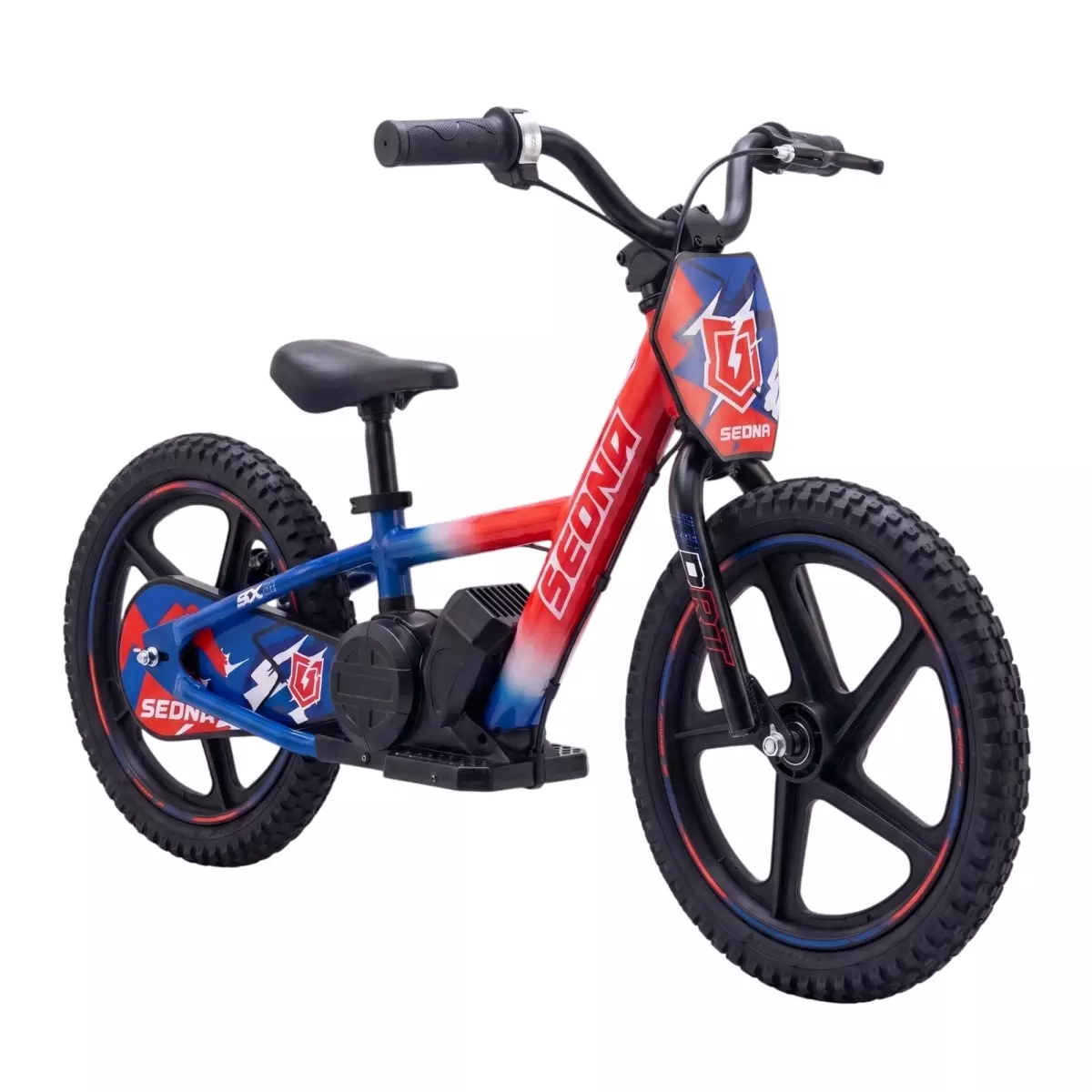Draisienne Électrique Sedna 2026 MX 16 Bleu Blanc Rouge