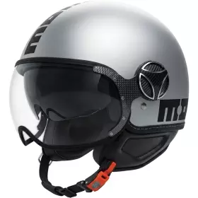 Casque Momo Design Fighter Evo Mono Gris Mat Noir