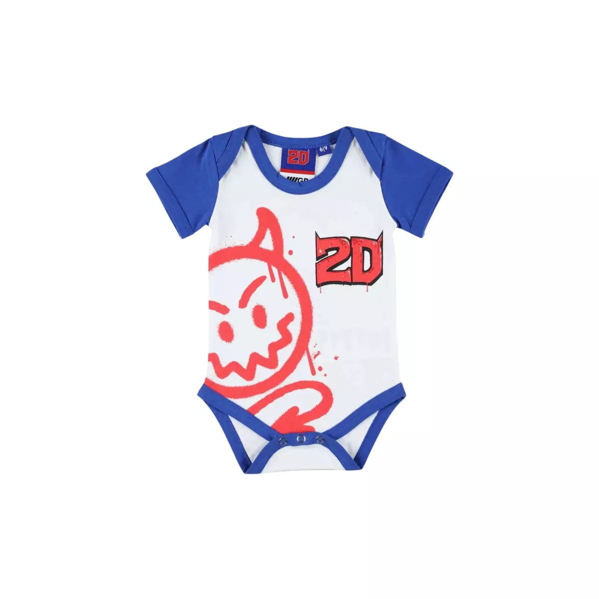 Body Bébé FQ20 El Diablo 2026 Blanc Bleu