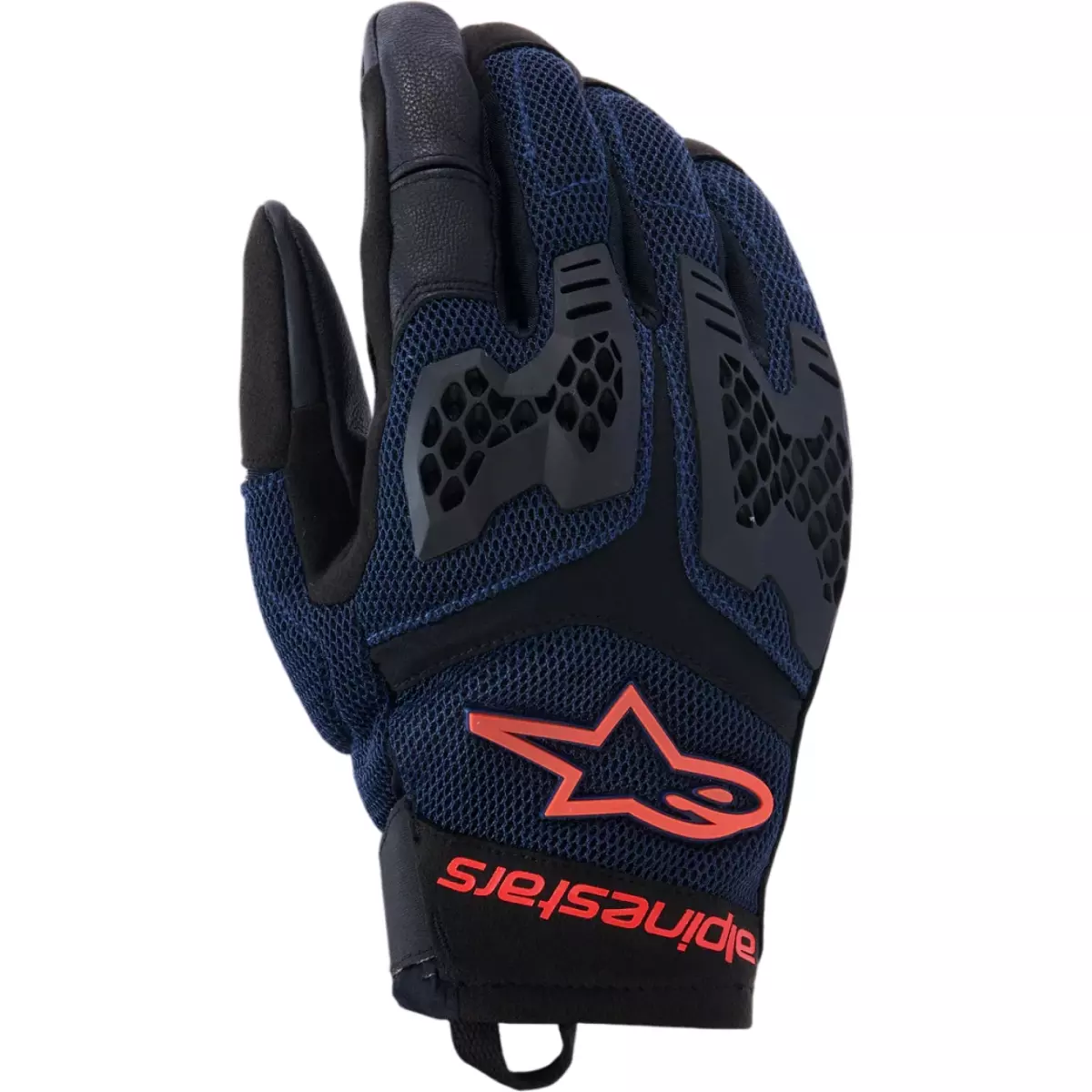 Gants Alpinestars Manti Air Bleu Rouge Fluo Asphalt