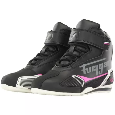 Baskets Femme Furygan V5 D3O Lady WP Blanc Noir Rose - Bottes et Chaussures Femme FURYGAN