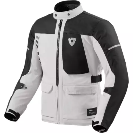 Veste REV'IT Convergent H2O Argent Noir - Blouson Moto REV'IT
