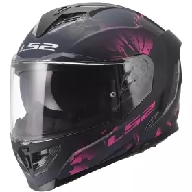 Casque LS2 FF818 Storm III Burst Noir Rose