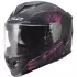 Casque LS2 FF818 Storm III Burst Noir Rose