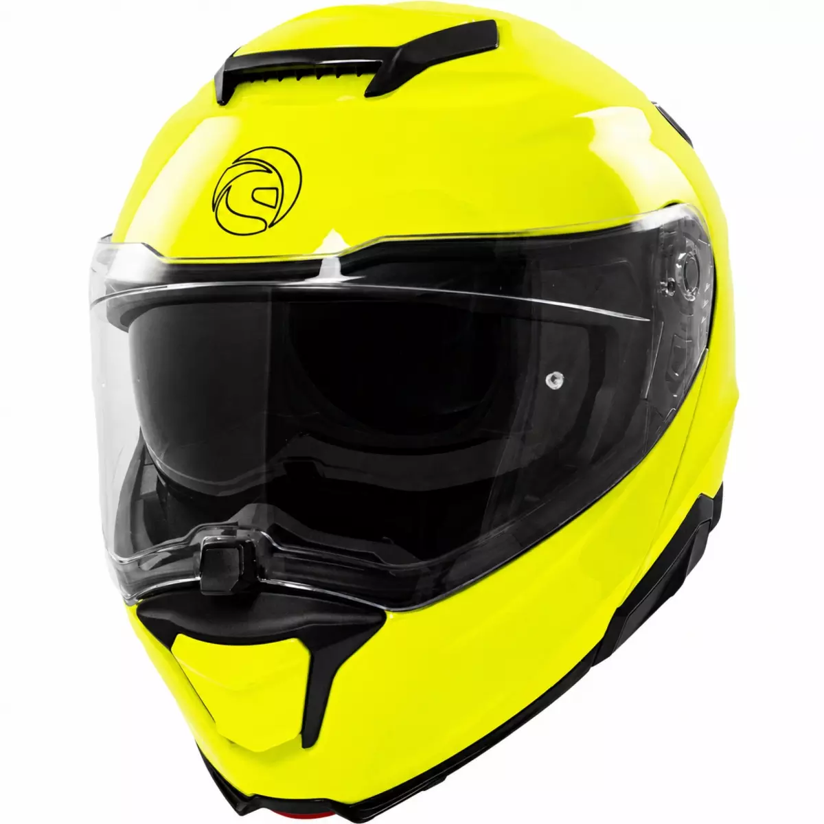 Casque Kokpit K-967 Solid Jaune Fluo