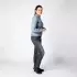 Veste Femme IXS Rapid Bigair 1.0 Bleu Gris