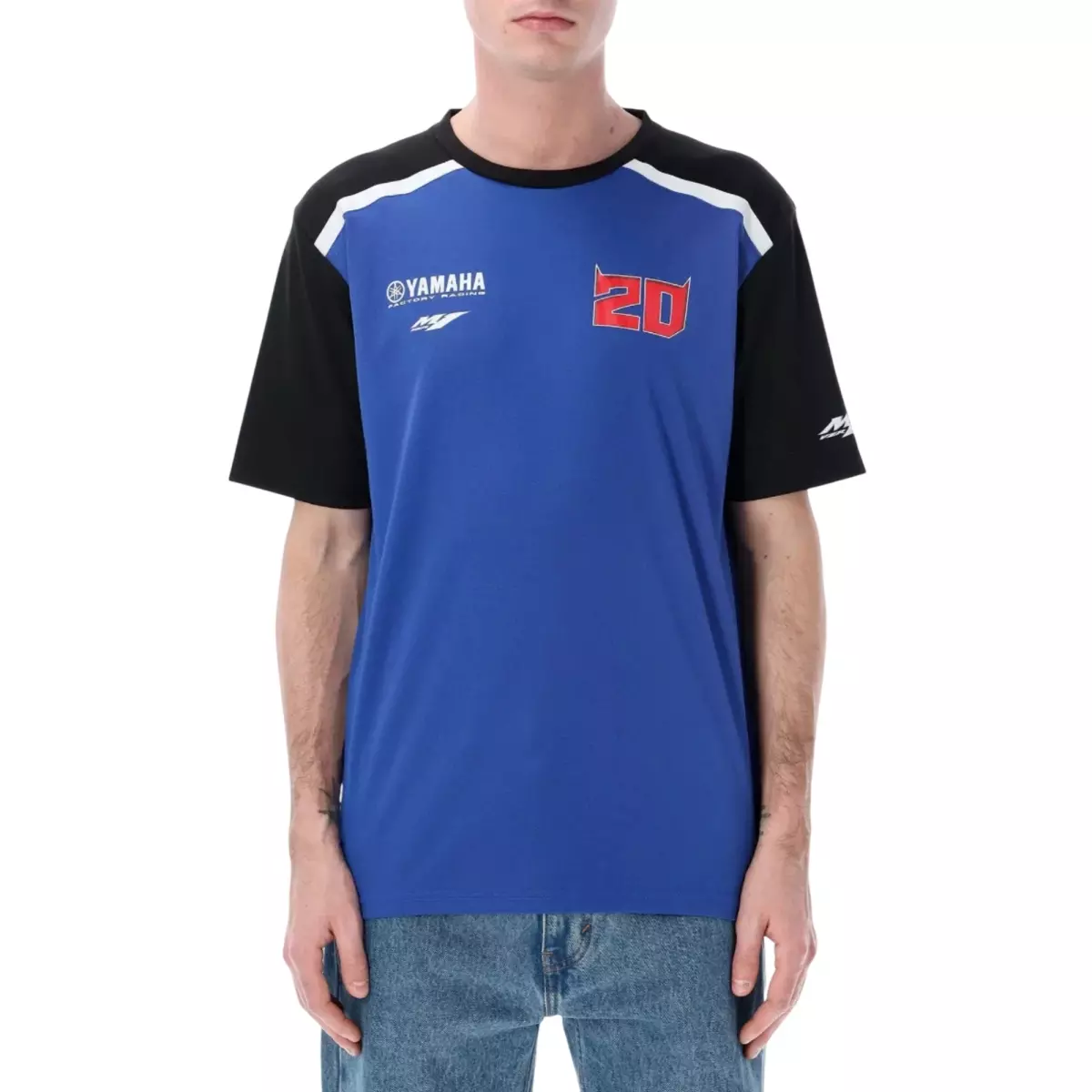 T-shirt Yamaha FQ20 2026 Bleu Noir.