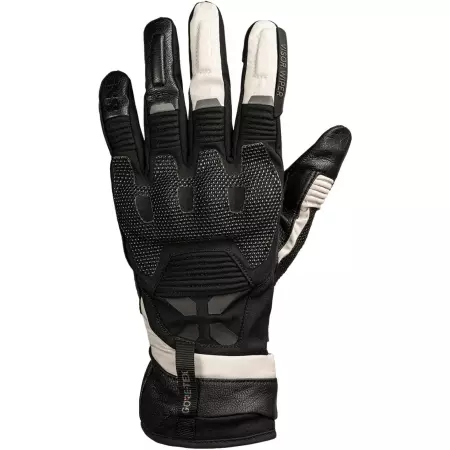 Gants Femme IXS Tourster GTX 1.0 Laminated Noir Gris Foncé Gris - Gants Moto Femme IXS