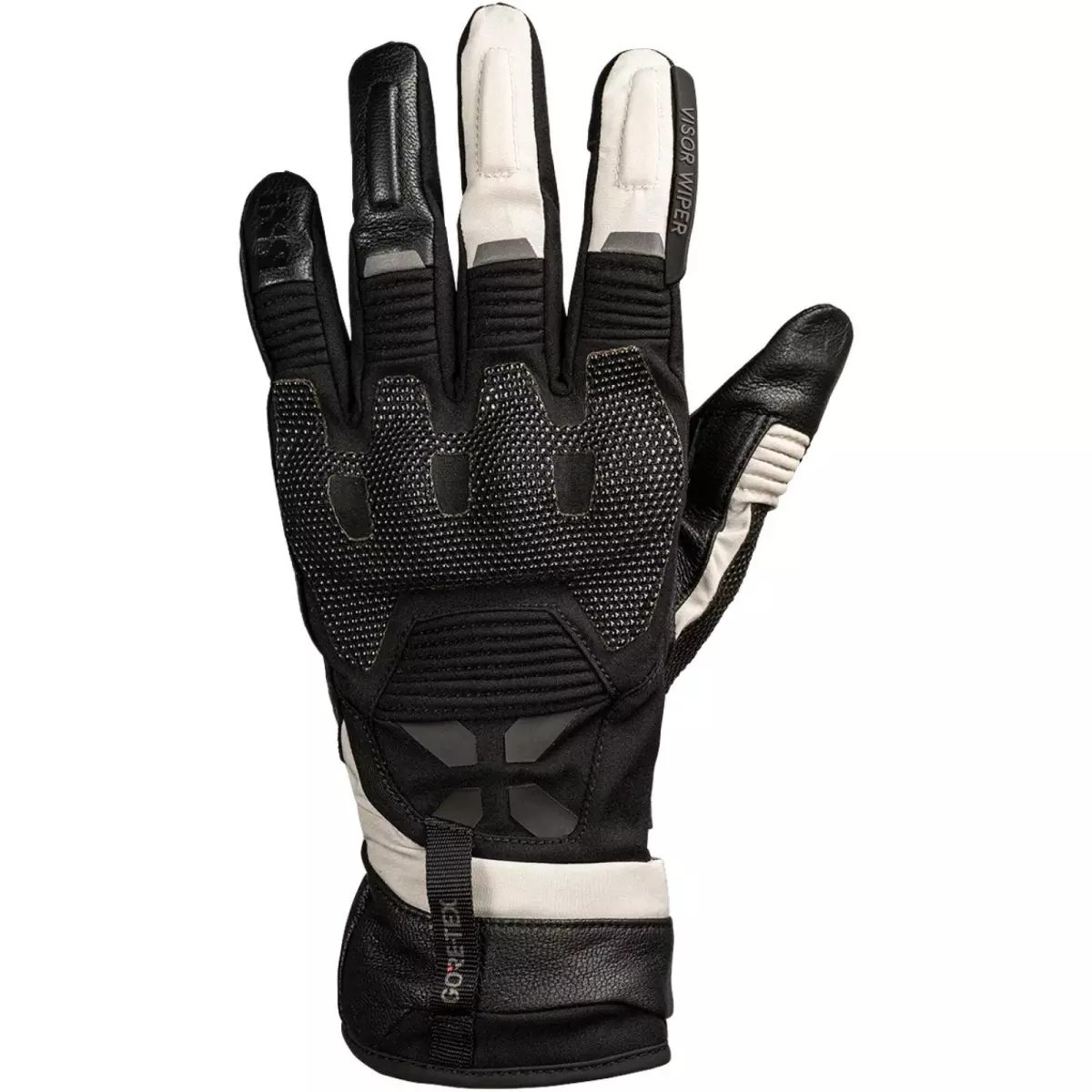 Gants Femme IXS Tourster GTX 1.0 Laminated Noir Gris Foncé Gris