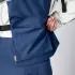 Veste IXS Tourster STX 1.0 Laminated Long Bleu Gris Clair