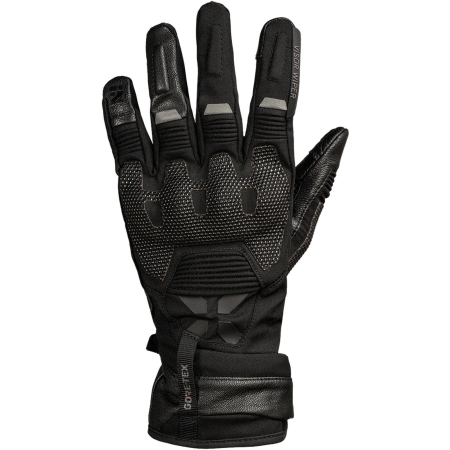 Gants Femme IXS Tourster GTX 1.0 Laminated Noir Gris Foncé - Gants Moto Femme IXS