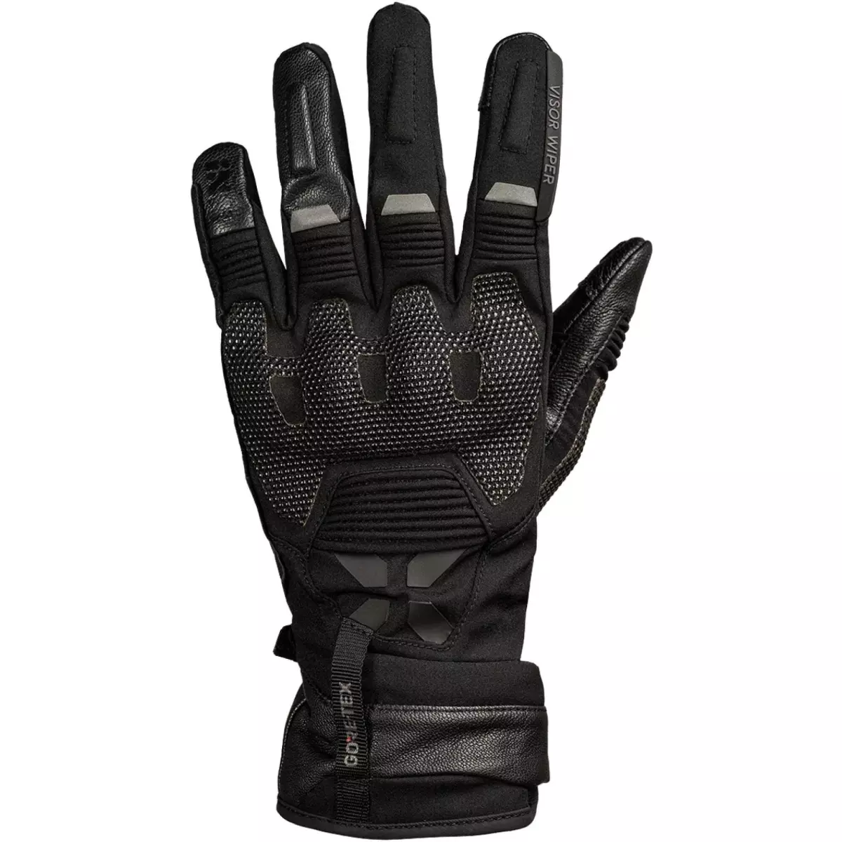 Gants Femme IXS Tourster GTX 1.0 Laminated Noir Gris Foncé