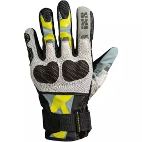 Gants Femme IXS Venture Air 1.0 Noir Bleu Gris Jaune