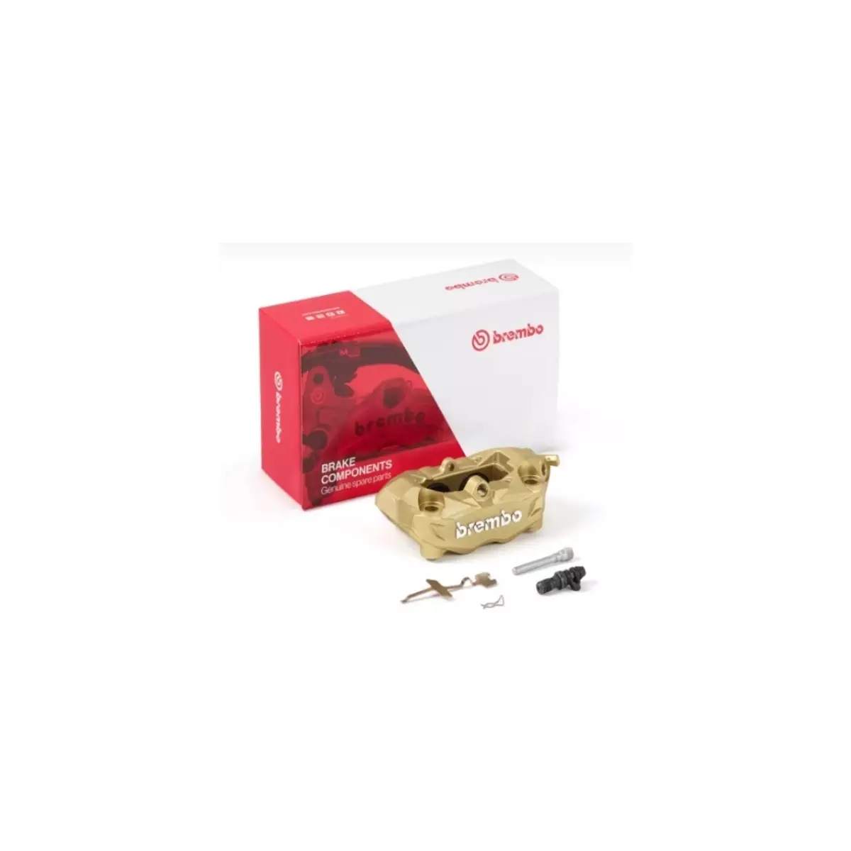 Étrier De Frein Avant Gauche Brembo M4 Naturel Diamètre 32Mm - Or