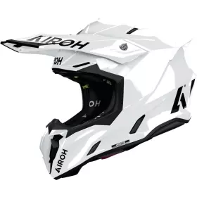 Casque Cross Airoh Twist 3 Color Blanc Brillant