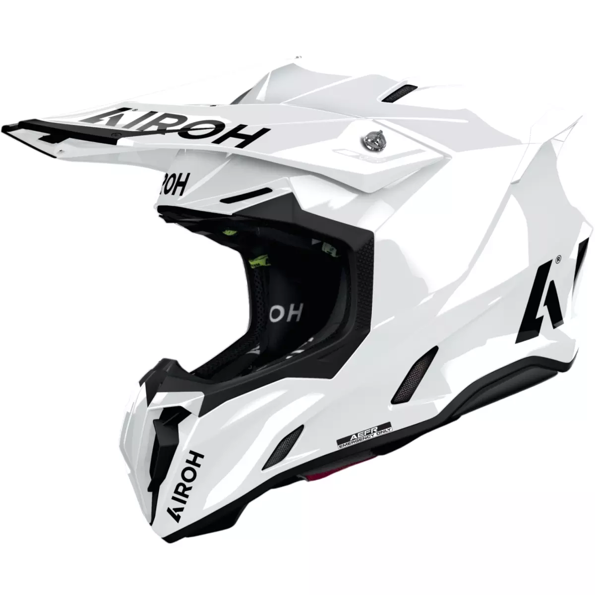 Casque Cross Airoh Twist 3 Color Blanc Brillant