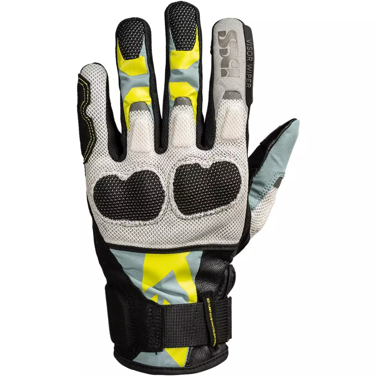 Gants IXS Venture Air 1.0 Noir Bleu Gris Jaune