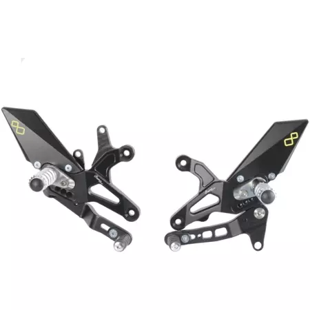 Commandes Reculées Réglables/Repliables Lightech Sélection Standard Noir 1091394 - Partie cycle LIGHTECH