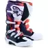 Bottes Cross Alpinestars Tech 7 Violet Blanc Bleu Foncé Rouge Fluo