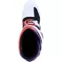 Bottes Cross Alpinestars Tech 7 Violet Blanc Bleu Foncé Rouge Fluo