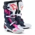 Bottes Cross Alpinestars Tech 10 Supervented Bleu Blanc Noir Fuchsia