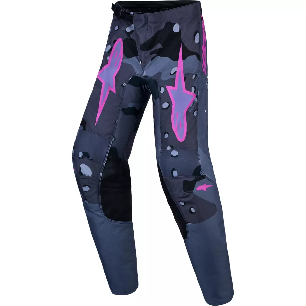 Pantalon Cross Alpinestars Youth Fluid Lone Gris Violet Camo