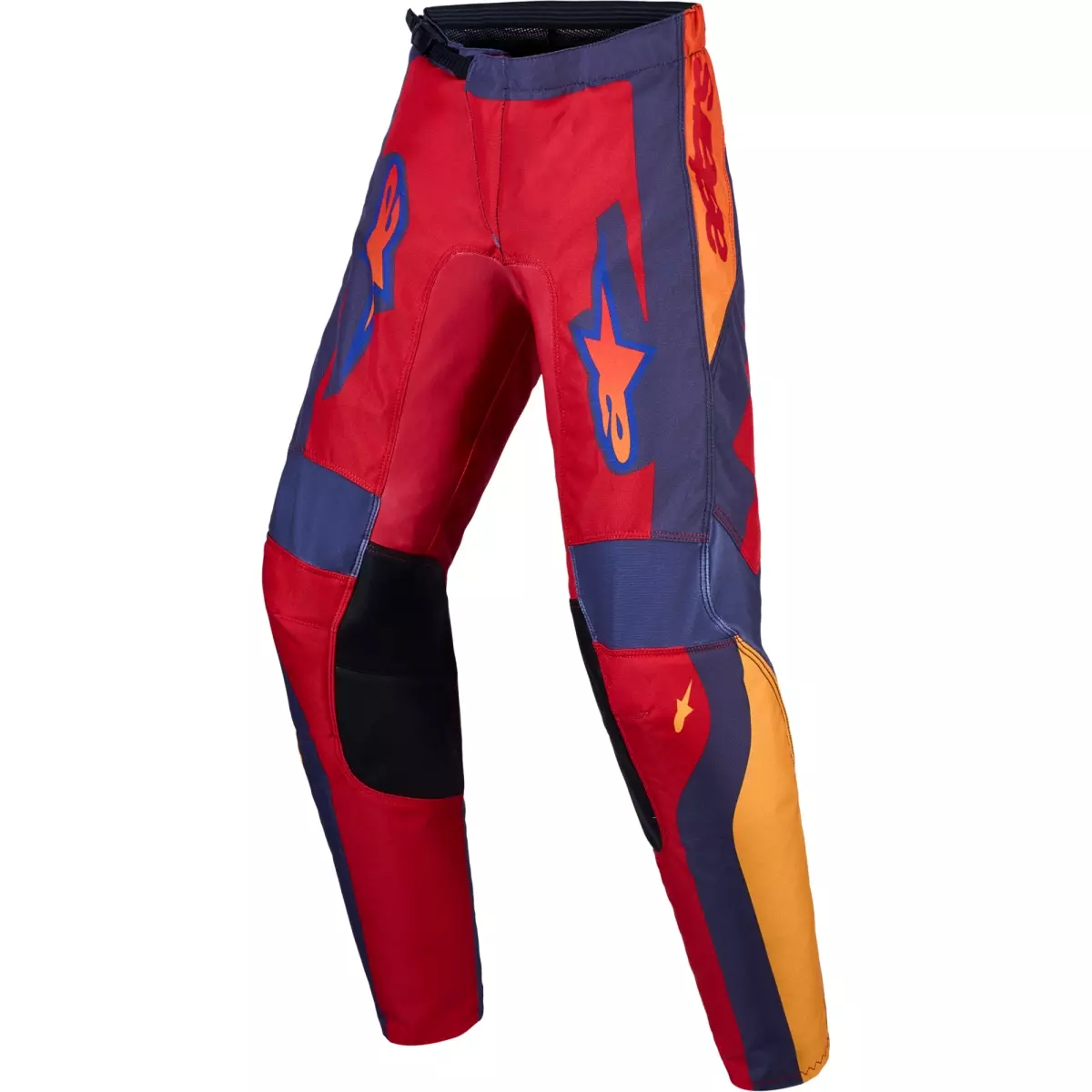 Pantalon Cross Alpinestars Youth Fluid Hunt Rouge Feu Graystone Corail Vif
