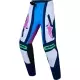 Pantalon Cross Alpinestars Youth Supertech Maven Blanc Bleu Ciel Vert Fluo