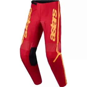 Pantalon Cross Alpinestars Fluid Apex V2 Rouge Feu Doré
