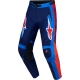 Pantalon Cross Alpinestars Racer Hunt Bleu Rouge Feu