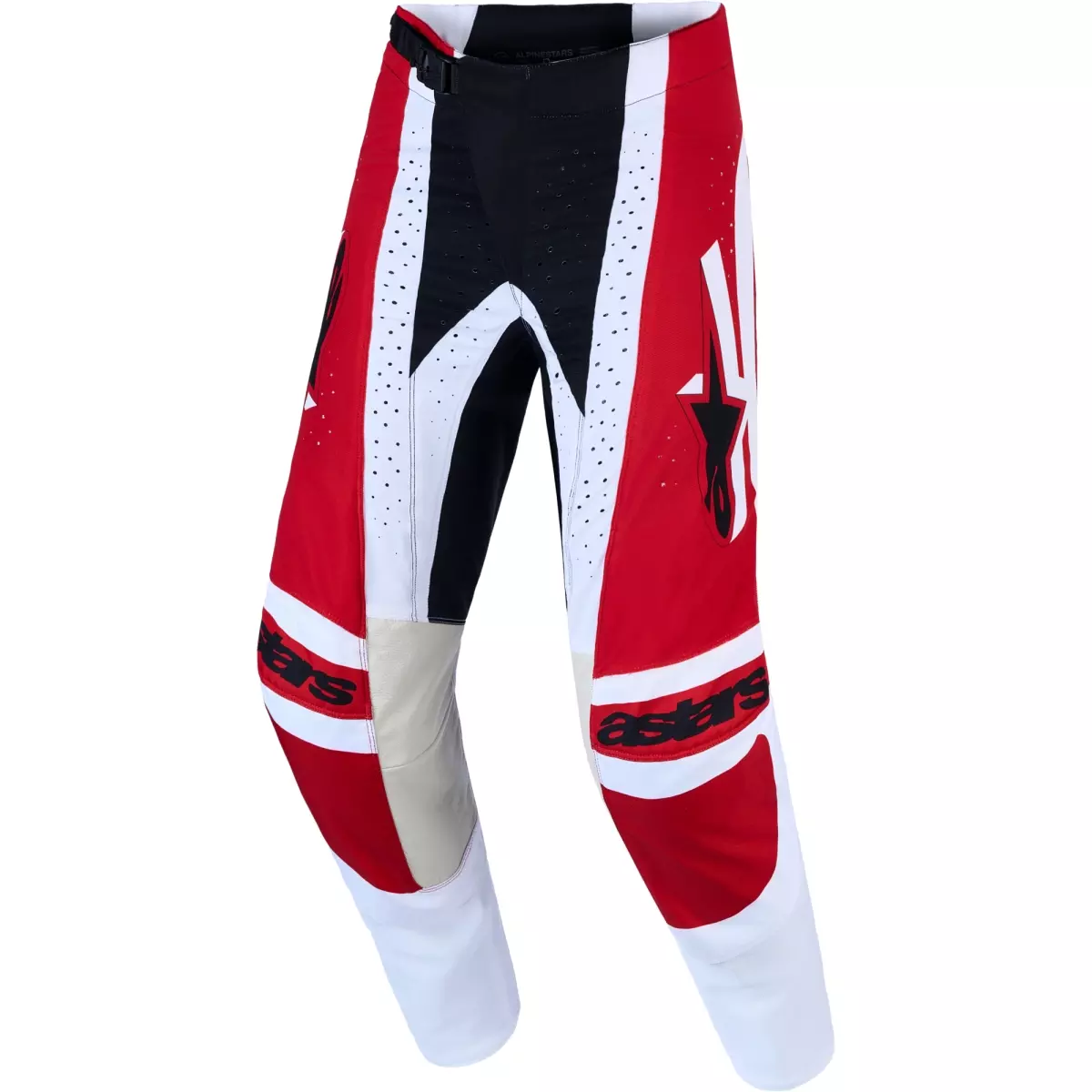 Pantalon Cross Alpinestars Techstar Maven Rouge Feu Blanc Lavande Noir