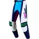 Pantalon Cross Alpinestars Techstar Maven Blanc Bleu Ciel Vert Fluo