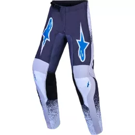 Pantalon Cross Alpinestars Youth Fluid Drag Graystone Lilas Ucla Bleu