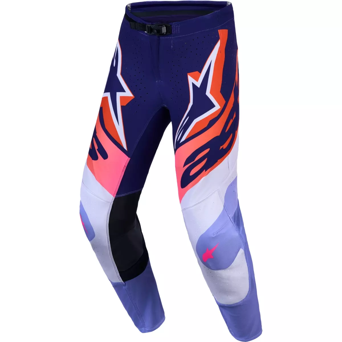 Pantalon Cross Alpinestars Supertech Dyna Violet Rose Fluo