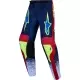 Pantalon Cross Alpinestars Youth Fluid Drag Bleu Marine Rouge Feu Blanc