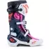 Bottes Cross Alpinestars Tech 10 Supervented Bleu Blanc Noir Fuchsia