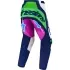 Pantalon Cross Alpinestars Techstar Maven Blanc Bleu Ciel Vert Fluo