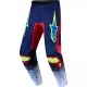 Pantalon Cross Alpinestars Fluid Drag Bleu Marine Rouge Feu Blanc