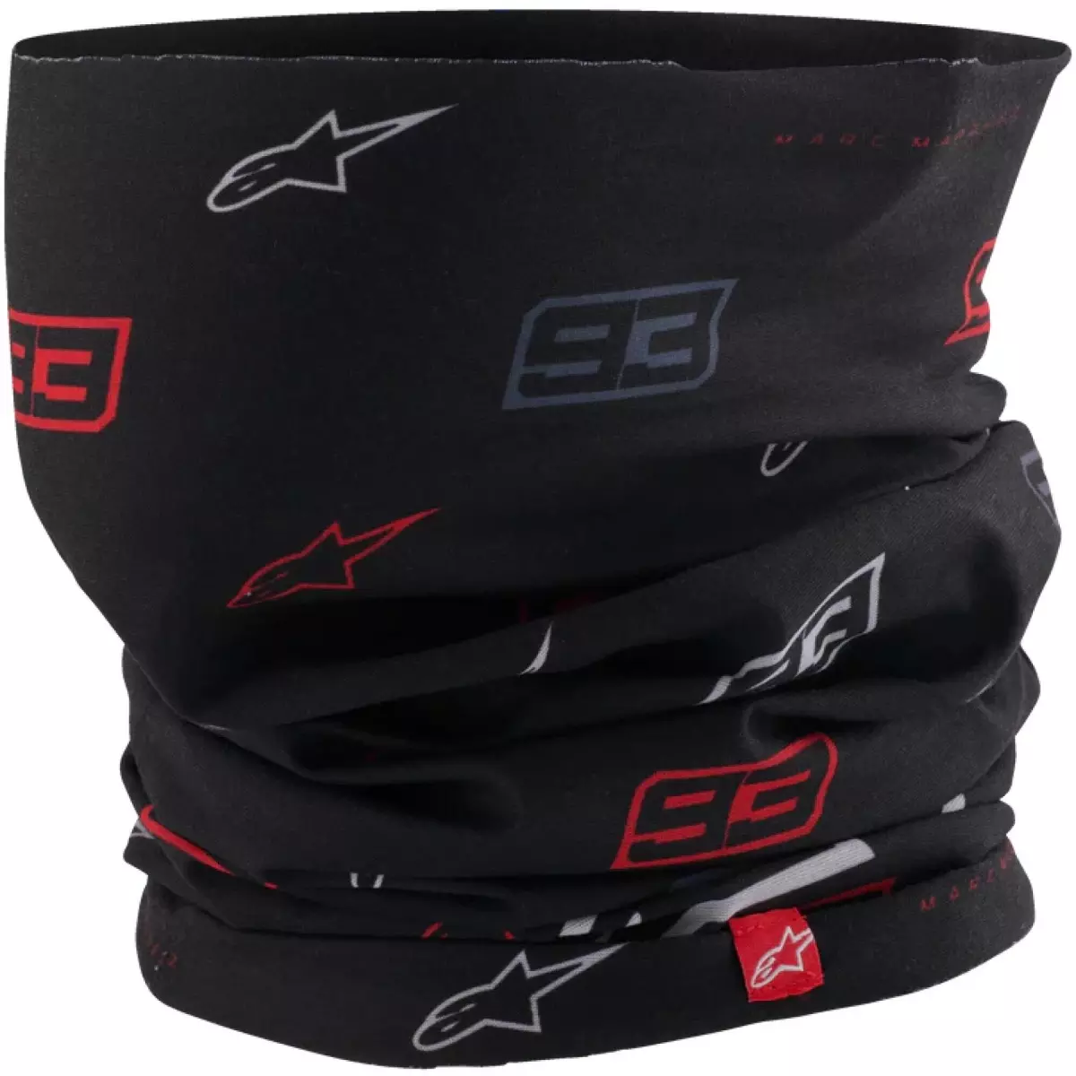 Tour De Cou Alpinestars MM93 Noir Rouge Vif Blanc