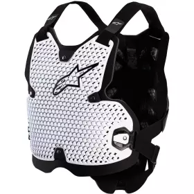 Plastron Alpinestars Bionic Action V2 Blanc Noir