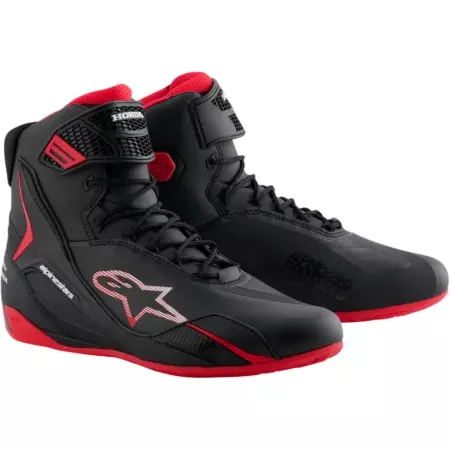 Baskets Alpinestars Honda Faster-4 Noir Rouge - Bottes et chaussures ALPINESTARS