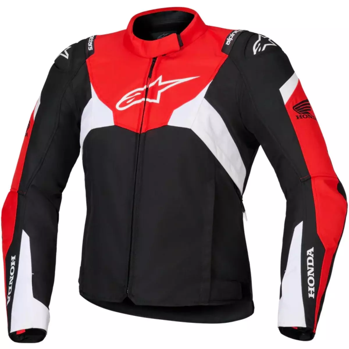 Blouson Femme Alpinestars Honda Stella T-Jaws V4 Waterproof Noir Rouge Vif Blanc
