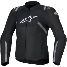 Blouson Femme Alpinestars Honda Stella T-SPS Air V2 Noir Gris Foncé Gris Glacé