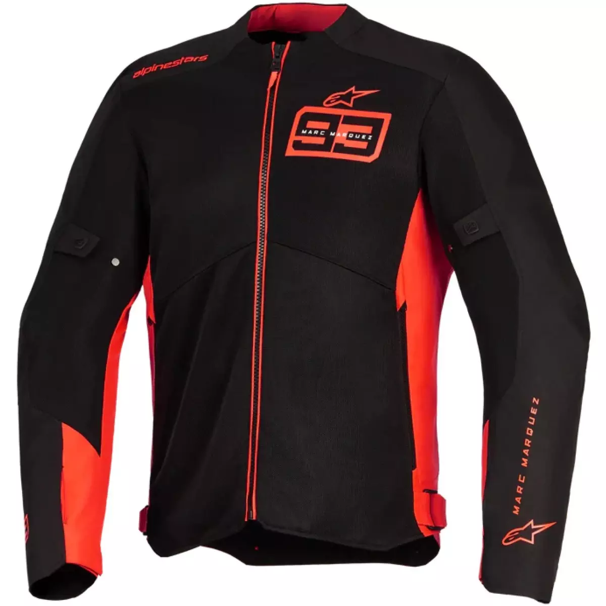 Blouson Alpinestars MM93 C-1 Air Rouge Fluo Rouge Vif Noir