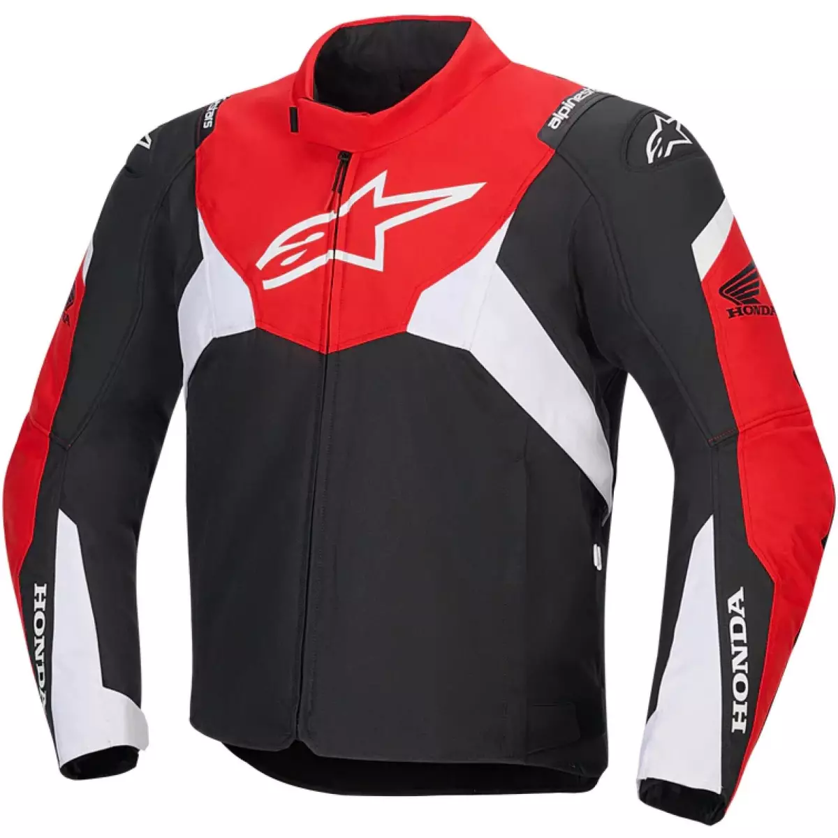 Blouson Alpinestars Honda T-Jaws V4 Waterproof Noir Rouge Vif Blanc